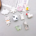 White Bear Glossy Charms with 11 Listed Options for DIY Jewelry Making view 3