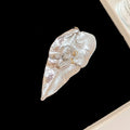 Hammered Leaf Ear Crystal Brooches Gold And Silver Tones view 2