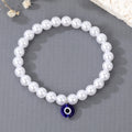 Faux Pearl Evil Eye Stretch Bracelets and Beaded Rings view 7