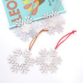 Rhinestone Snowflake Metal Hanging Ornament Four Colors view 4