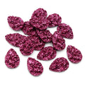Textured Teardrop Druzy Resin Cabochons in Thirty Seven Options view 3