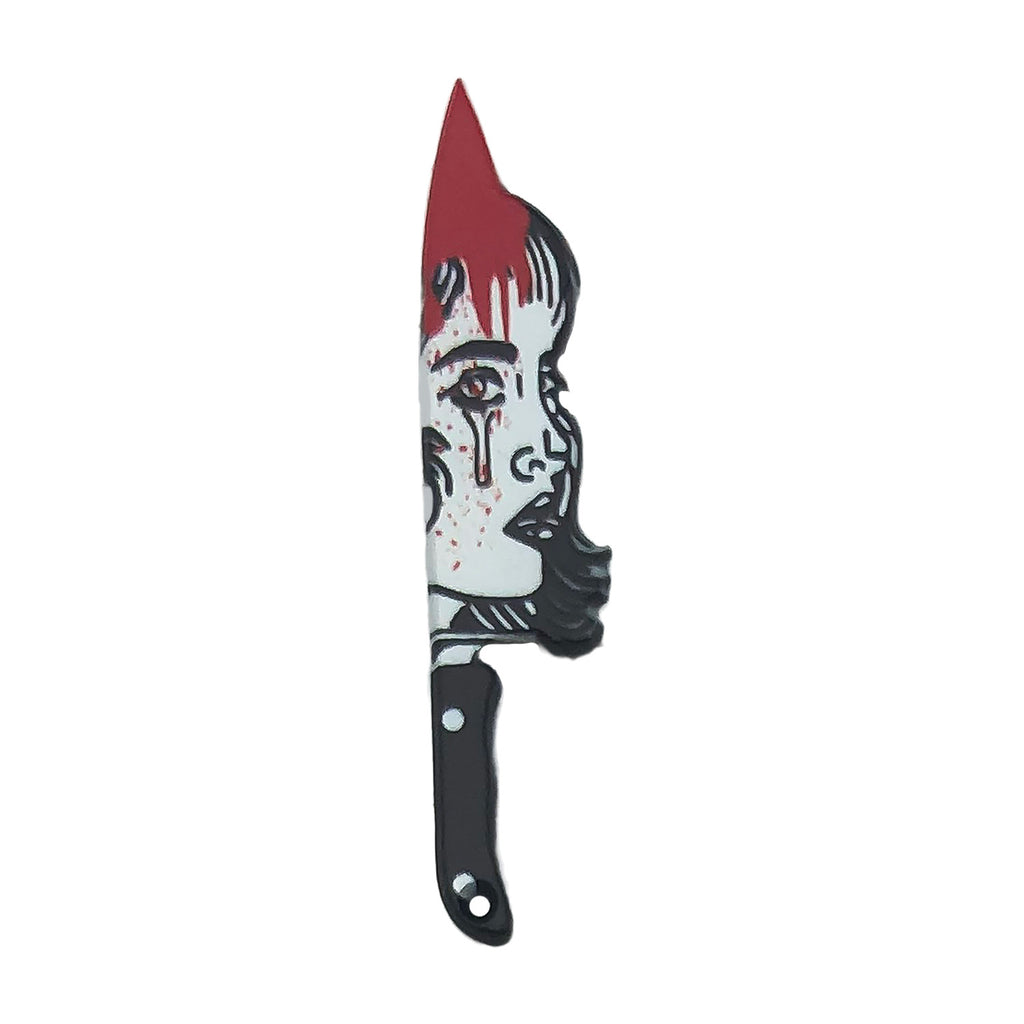 Acrylic Halloween Bloody Cleaver Double Sided Charm Pendant for DIY Earrings Bracelet