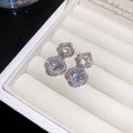 Crystal Openwork Drop Earrings and Matching Ring Options view 8