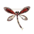 Glass Wing Dragonfly Brooch Decorative Lapel Pin For Jackets And Scarves view 5