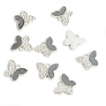 Crystal Butterfly Enamel Alloy Charm Pendants in Six Colors view 8