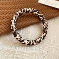 Zebra Leopard Leather Wrap Bangle Bracelet 5 Styles view 4