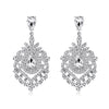 Silver Ornate Teardrop