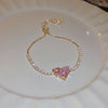 Gold Pink Heart