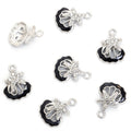 Crystal-Accented Gold Silver Starfish Alloy Charms in 12 Styles view 7