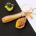 Jeweled Conch Shell Keychains with Wrist Strap and Two Distinct Styles view 7
