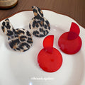 Marbled Double Disc Drop Earrings In Two Colors Jewelry Design view 2