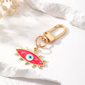 Gold Tone Exploding Evil Eye Clip Keychains in Five Colors view 6