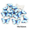 Colorful Enamel Butterfly Pendants in Nine Wing Patterns view 11