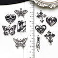 Metallic Butterfly and Cross Metal Charms with 11 Listed Options view 4