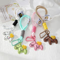 Horse Figure Rope Wristlet Bag Charms in Four Colorways view 1