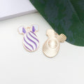 Enamel Zinc Alloy Easter Rabbit Egg Charm Pendant for Earrings Phone Strap DIY