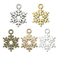 Gold-Tone Snowflake and Bell Metal Charms with 100 Listed Options view 7