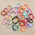 Mixed Color Split Ring and Clasp Components in Nine Styles view 2