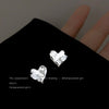Folded Silver Heart