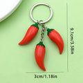 Red Chili Pepper Keychain and Single Pendant Charm, 2 Styles view 1