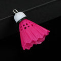 Simulated Plastic Badminton Shuttlecock Charms Six Colors view 9