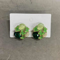 Colorful Crystal Butterfly Stud Earrings in Four Options view 9