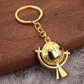 Globe Pendant Zinc Alloy Keychain in Modern Minimalist Style