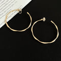 Thin Hoop Earrings in Gold and Silver Tone with Multiple Sizes view 11