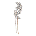 Flower Tassel Crystal Two Designs Metal Brooch Pin view 6