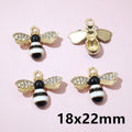 Colorful Enamel Bee Charms in Nine Pictured Styles view 9