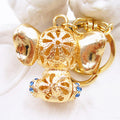 Pink Jeweled Sitting Elephant Keychain with Unlisted Elephant Main Images view 4