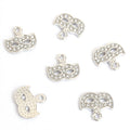 Rhinestone Masquerade Mask Charms in Gold and Silver Tones view 6