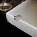 Heart Crystal Ear Cuffs In Silver And Gold Tone Variations view 8