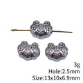 Chinese Ruyi Cloud Pattern Metal Beads for Jewelry Making view 3