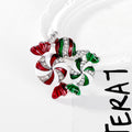Red Silver Tone Candy Enamel Metal Brooch Pin for Jackets and Lapels view 4