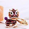 Purple Lion-Dance