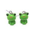 Miniature Resin Pig Cat Frog and Animal Hook Earrings in Twelve Designs view 5