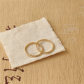 Gold-Tone Thin Partial CZ Pavé Knuckle Stacking Ring view 4