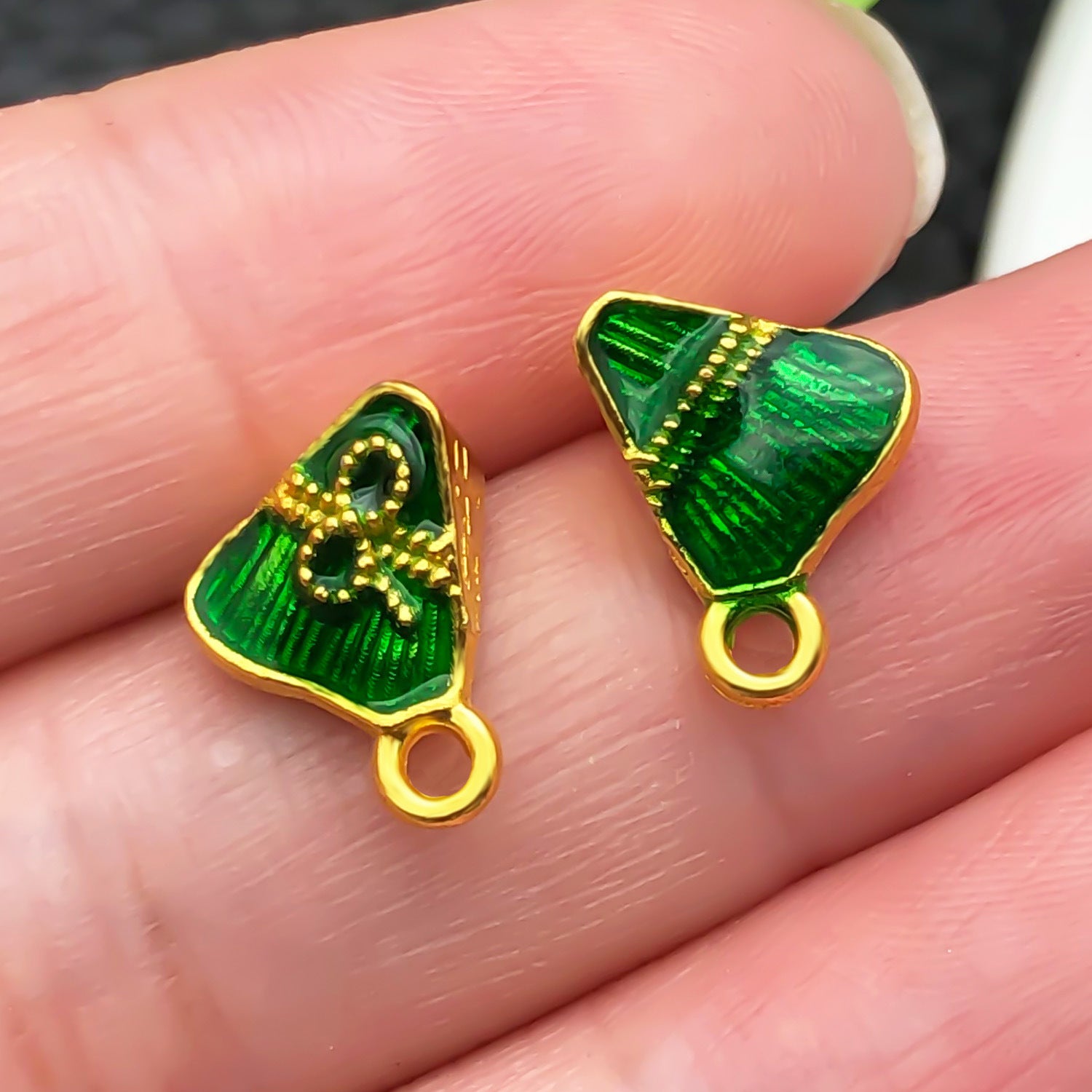 Zinc Alloy Enamel Zongzi Charm Pendant for DIY Bracelet Necklace Festival Jewelry
