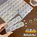 Clear Compartment Jewelry Storage Boxes in Two Sizes view 4