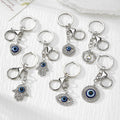 Turkish Evil Eye Keychains Rhinestone Charms Nineteen Options view 2