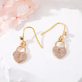 Gold Tone Crystal Animal and Symbol Hook Earrings in Thirteen Designs view 2
