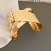 Gold Crossed Bands