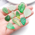 Green Leaf and Bead Glossy Beads with 21 Listed Options view 2