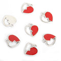 Polished Gold Silver Heart Alloy Jewelry Pendants in 16 Styles view 9