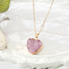 Gold Pink Heart