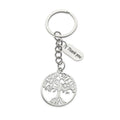 Silver Tone Tree Of Life Thank You Keychain, Two Package Options view 6