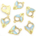 Colorful Hummingbird Crystal Metal Charms, 12 Designs view 8