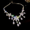 Flower Drop Necklace