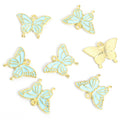 Enamel-Look Gold Silver Butterfly Alloy Charms in 12 Styles view 8